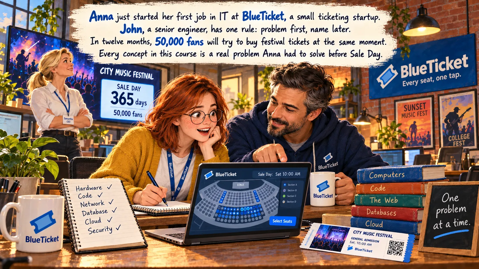Anna and John at BlueTicket